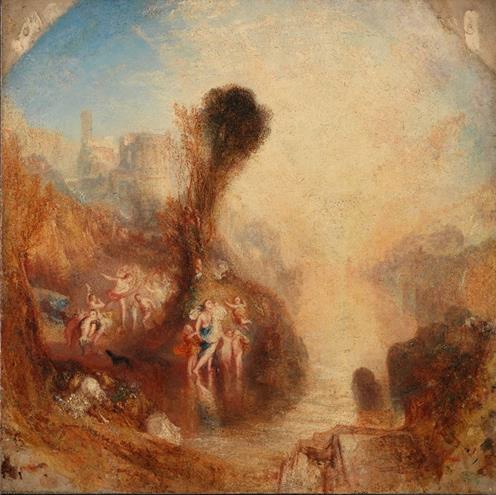William Turner (1775-1851) Bacchus et Ariane, exposée en 1840, Huile sur toile. Dim. 78.7 x 78,7 cm acceptée par la nation dans le cadre du legs Turner en 1856, © photo: Tate