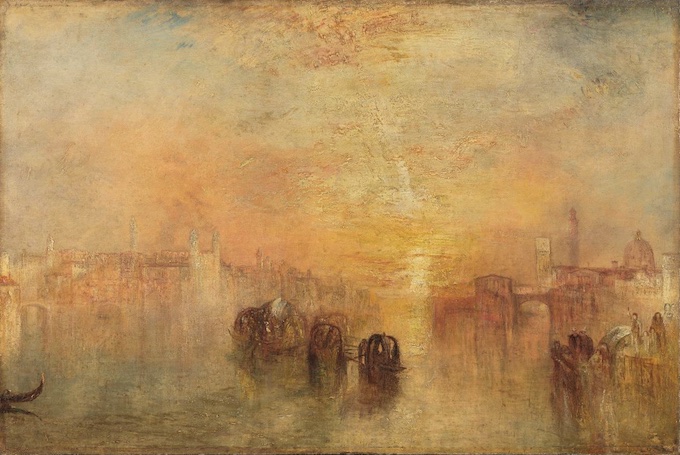 William Turner (1775-1851) Départ pour le bal (San Martino), exposée en 1846, huile sur toile, 61.6 x 92.4 cm, acceptée par la nation dans le cadre du legs Turner en 1856, © photo: Tate