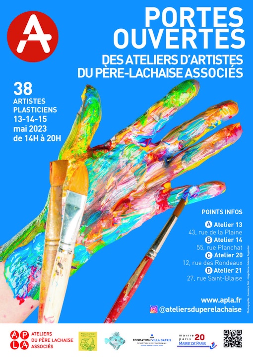 Paris. Du 13 au 15 mai, 38 artistes en arts plastiques et arts visuels des Ateliers du Père Lachaise Associés ouvrent leurs portes