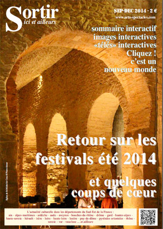 Magazine Sortir ici et ailleurs septembre-décembre 2014 est en ligne. Il est interactif.