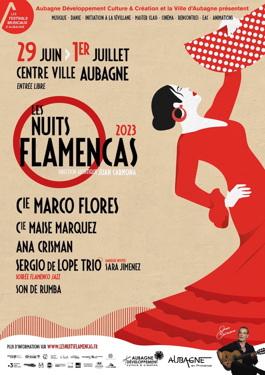 Aubagne vibre au son des « Nuits Flamencas » les 29, 30 juin et 1er juillet 2023