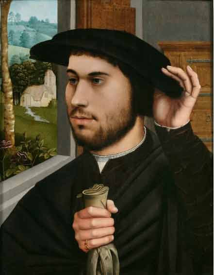 Ambrosius Benson Portrait of a Man c. 1530 Huile sur bois Private Collection