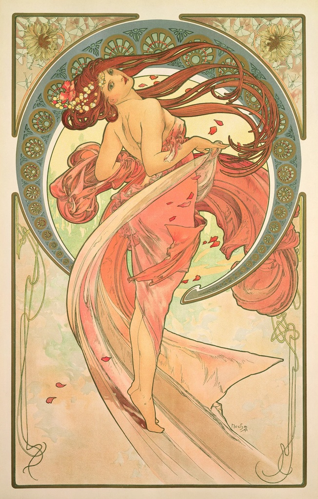 Aix-en-Provence, Hôtel de Caumont : Alphonse Mucha, exposition du 17/11/23 au 24/3/24