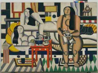 Fernand Léger Three Women (Le Grand Déjeuner), 1921 Huile sur toile 6' 1/4' x 8’ 3' (183.5 x 251.5 cm). New York, Museum of Modern Art (MoMA), Mrs. Simon Guggenheim Fund. 189.1942 Fernand Léger Three Women (Le Grand Déjeuner), 1921 Huile sur toile 6' 1/4' x 8’ 3' (183.5 x 251.5 cm). New York, Museum of Modern Art (MoMA), Mrs. Simon Guggenheim Fund. 189.1942