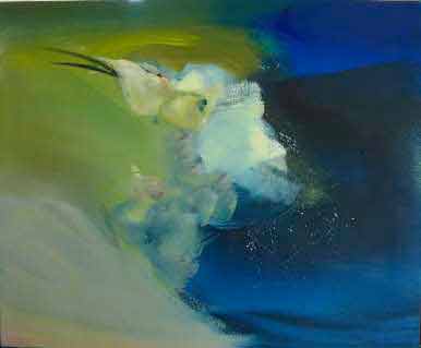 Nocturne, huile sur toile, 65 x 54 cm, 2014