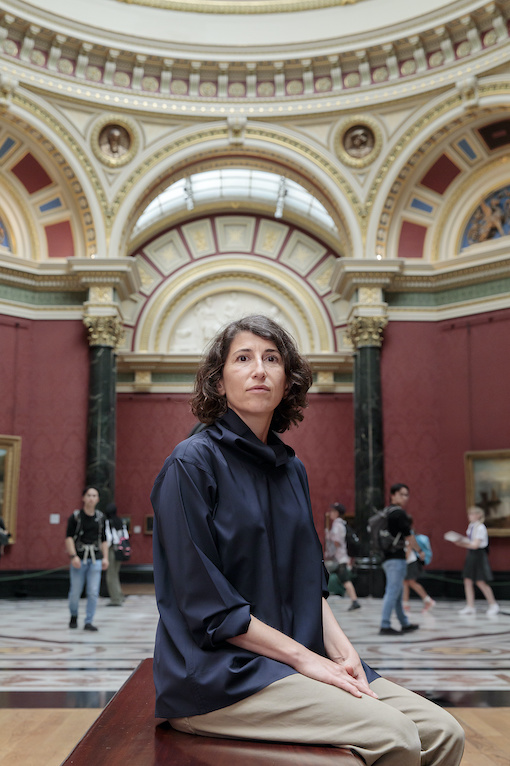 Céline Condorelli at the National Gallery © The National Gallery, London Céline Condorelli at the National Gallery © The National Gallery, London