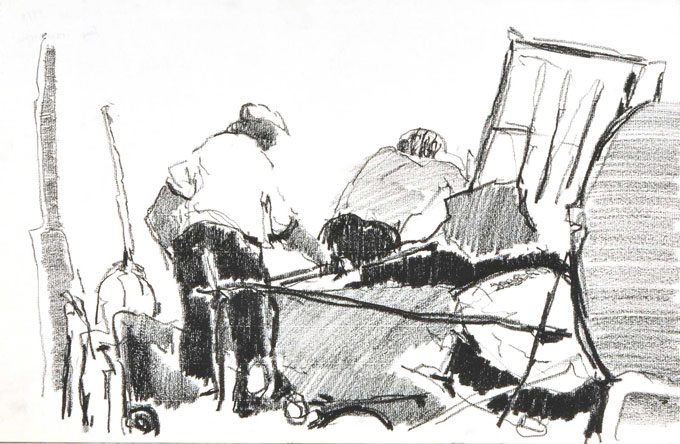 Lithographie de Jaap Gardenier ©JM d’Agruma Lithographie de Jaap Gardenier ©JM d’Agruma