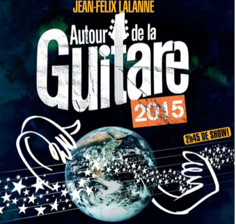 Autour de la guitare 2015. Le spectacle de Jean-Felix Lalanne pour la première fois en tournée française