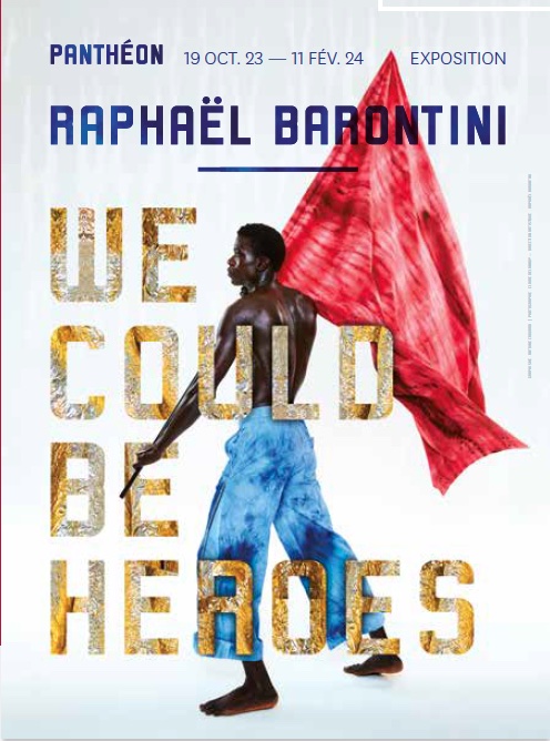 Paris, Panthéon : « We could be heroes », exposition de Raphaël Barontini. 19 octobre 2023 - 11 février 2024