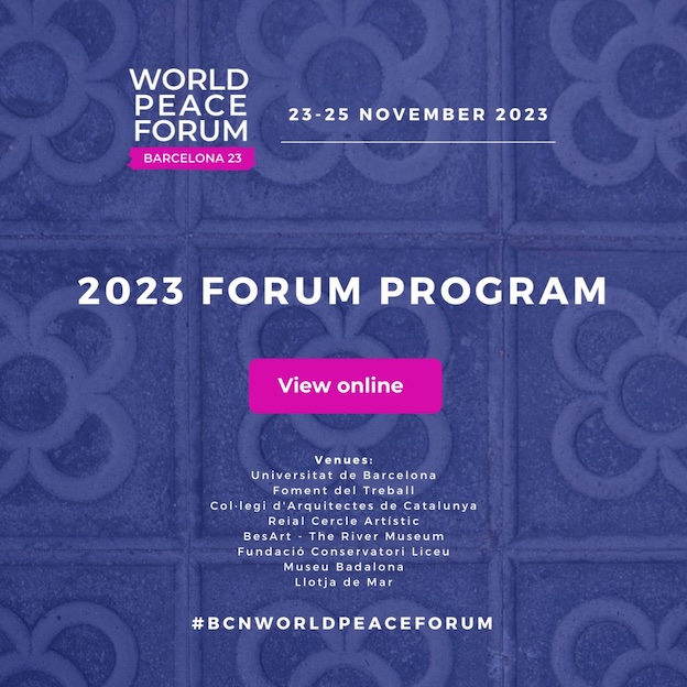 Le OUI! festival invite Carme PORTACELI directrice du TNC Theatre National de Catalogne au WORLD PEACE FORUM de Barcelona Le OUI! festival invite Carme PORTACELI directrice du TNC Theatre National de Catalogne au WORLD PEACE FORUM de Barcelona