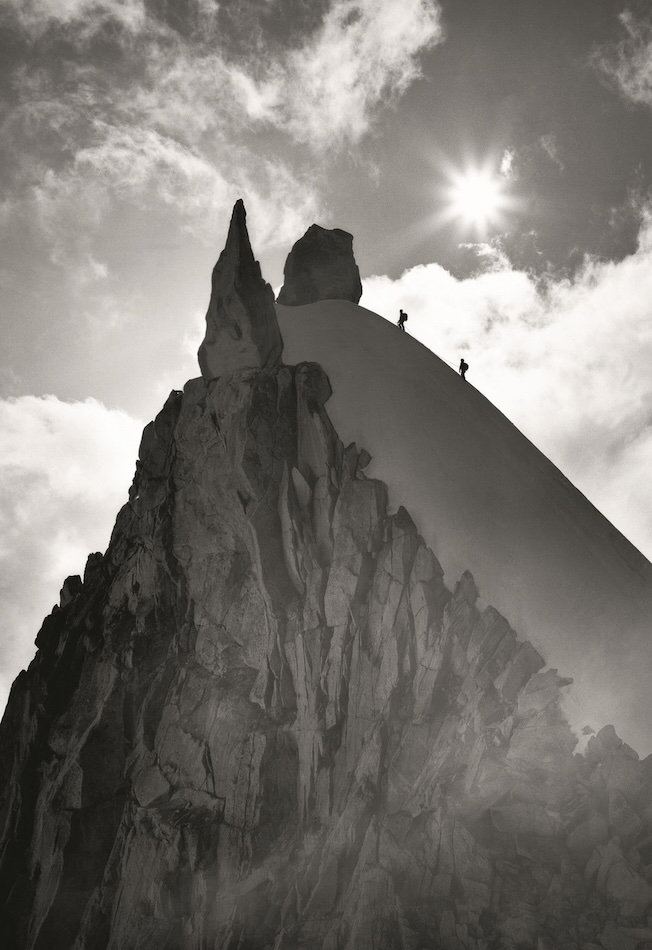 Pierre Tairraz, Dans les aiguilles du col du Tour (3542 m), 1978 © Coll. Tairraz (recadrée)