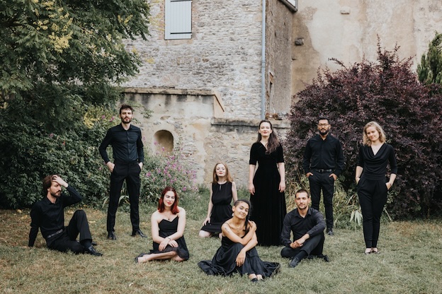 L'ensemble vocal Syllepse. Image © Vincent Arbelet / Cité de la Voix