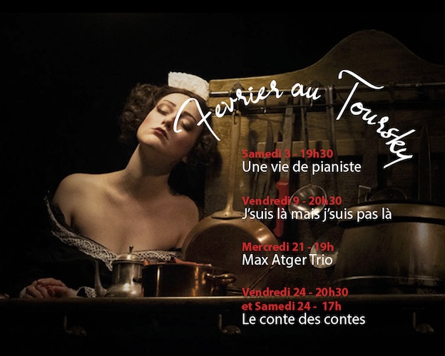 Marseille, février 24 au Toursky : Une vie de pianiste, Pierre Richard, Max Atger Trio, Le conte des contes