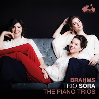 Trio Sōra. Sortie CD Brahms, La Dolce Volta, le 26 avril 2024
