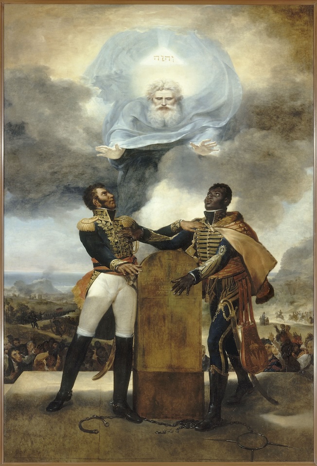 Guillaume Lethière, Oath of the Ancestors, c. 1822, oil on canvas. Musée du Panthéon National Haïtien, Port-au-Prince. Photo: RMN-Grand Palais / Art Resource, NY