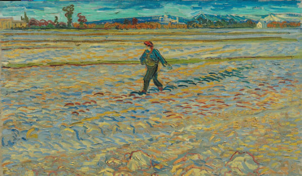 Vincent Van Gogh, Le Semeur, 1888. Hahnloser/Jaeggli Stiftung, Winterthur, © Hahnloser/Jaeggli Stiftung