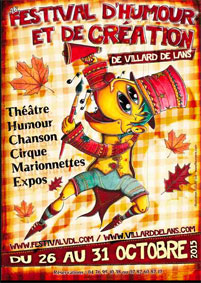 Festival d'humour et de création de Villard-de-Lans du 26 au 31 octobre 2015