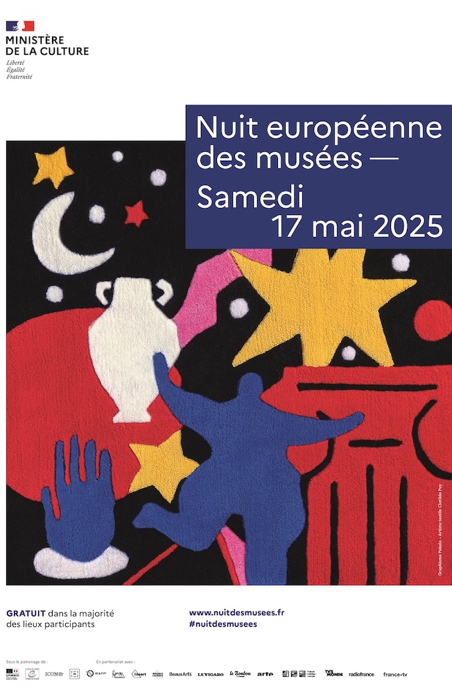 Le ministère de la Culture annonce et dévoile l’affiche de la 21ème édition de la Nuit européenne des musées, samedi 17 mai 2025 Le ministère de la Culture annonce et dévoile l’affiche de la 21ème édition de la Nuit européenne des musées, samedi 17 mai 2025