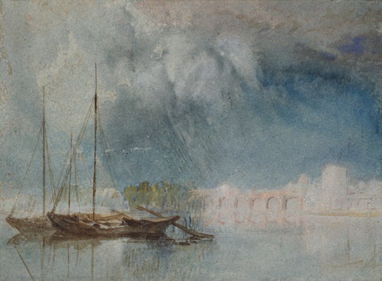 William Turner, Pont de Pirmil, Nantes,1830. Aquarelle sur papier. Oxford, Ashmolean Museum William Turner, Pont de Pirmil, Nantes,1830. Aquarelle sur papier. Oxford, Ashmolean Museum