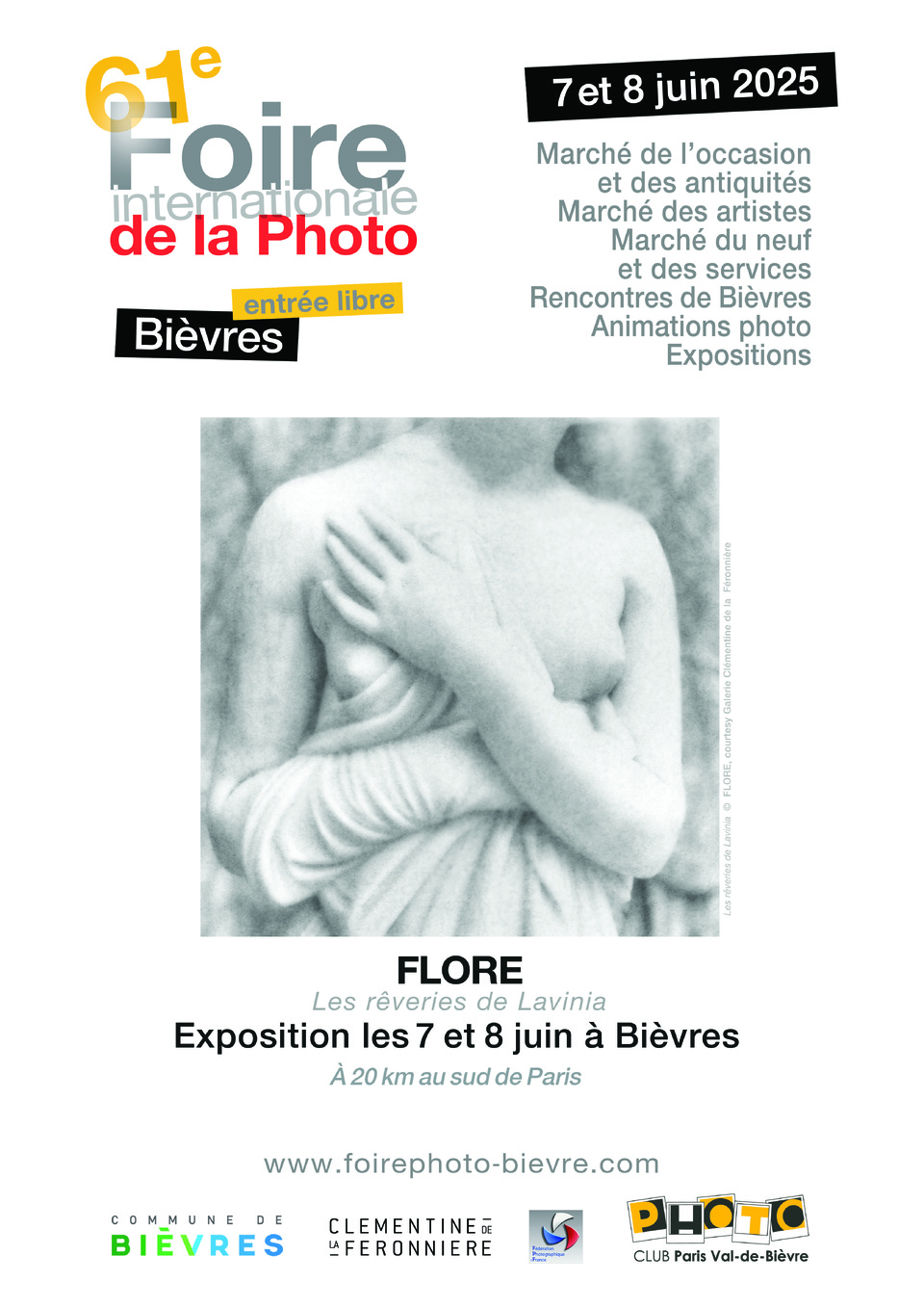 Les 7 et 8 juin , un rendez-vous immanquable à Bièvres : la 61e Foire internationale de la Photo 