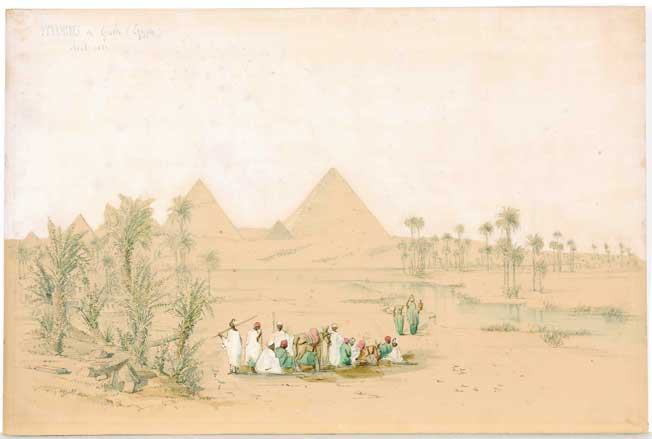 © Alfred Koechlin-Schwartz - Pyramides de Giseh (Egypte) - Avril 1854  Coll. Musée de la Castre, Cannes © photo C. Germain © Alfred Koechlin-Schwartz - Pyramides de Giseh (Egypte) - Avril 1854  Coll. Musée de la Castre, Cannes © photo C. Germain