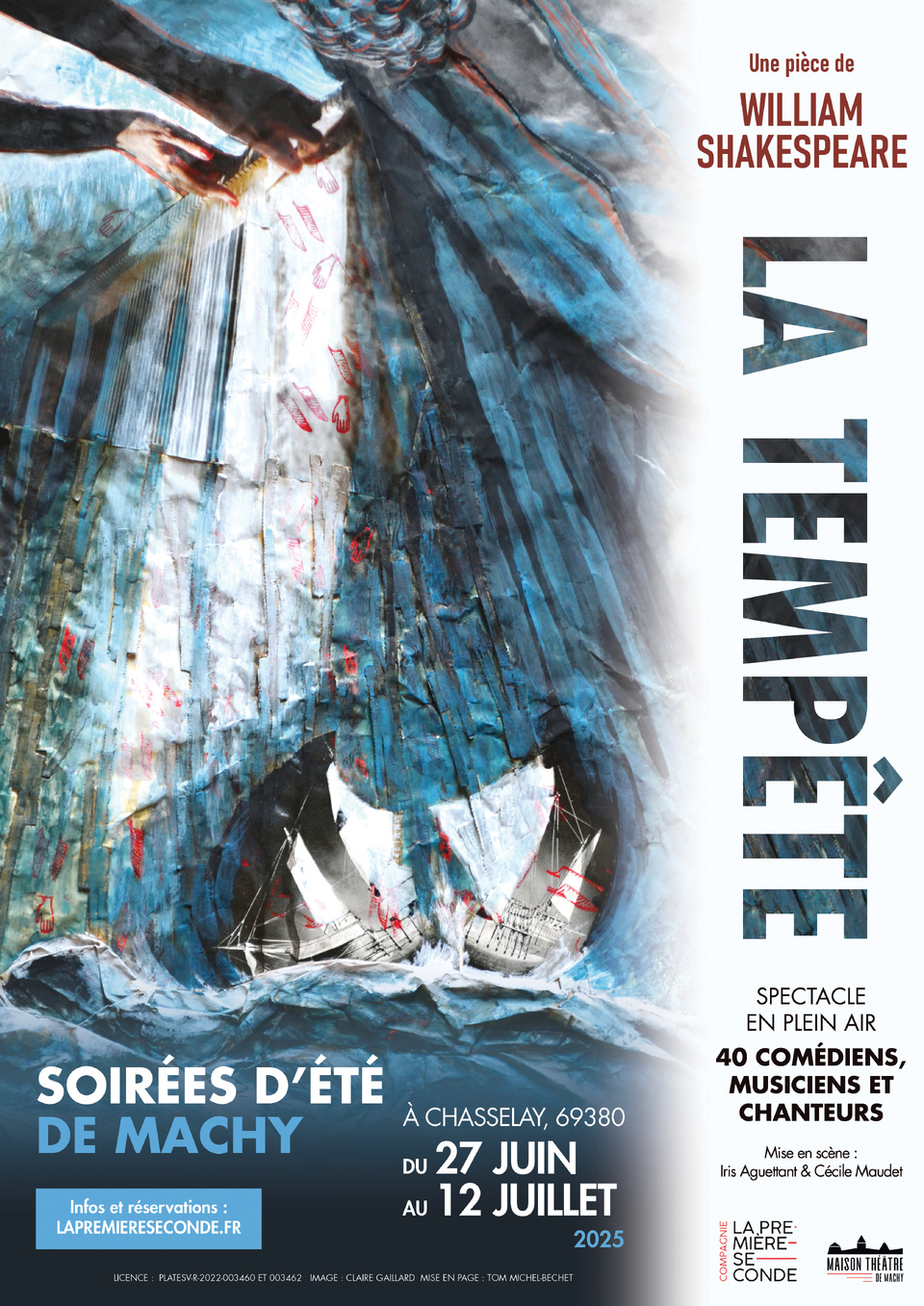 Soirées d’été de Machy : La Tempête de Shakespeare. Du 27 juin au 12 juillet 2025 Soirées d’été de Machy : La Tempête de Shakespeare. Du 27 juin au 12 juillet 2025