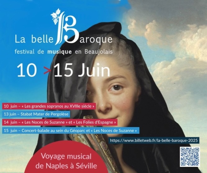 Beaujolais, Saint-Lager : Seconde édition du Festival de musique Baroque en Beaujolais du 10 au 15 juin 2025 