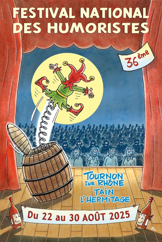 Tournon, Festival National des Humoristes du 22 au 30 août 2025