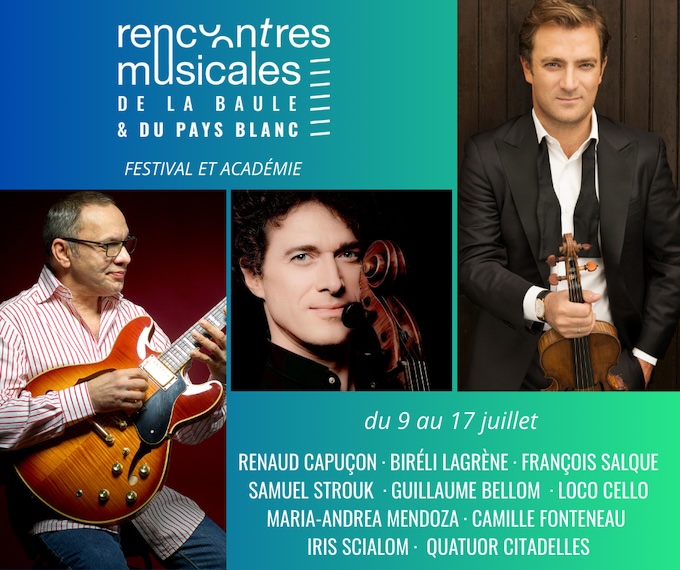 Rencontres Musicales de La Baule et du Pays Blanc - Festival & Académie - du 9 au 17 juillet 2025