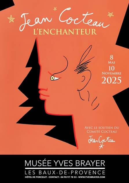 Les Baux-de-Provence, musée Yves Brayer : Exposition « Jean Cocteau - L'Enchanteur » du 8 mai au 10 novembre 2025