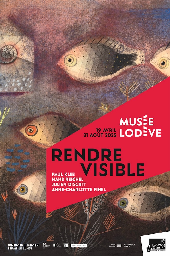 Musée de Lodève : exposition « Rendre visible. Reichel | Klee | Discrit | Finel » du 19 avril au 31 août 2025