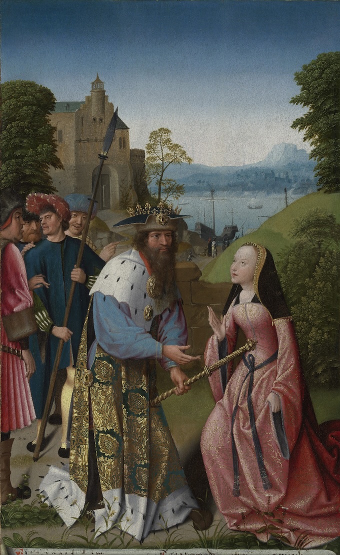 Goossen Van Der Weyden, Le père de Dymphne la demande en mariage, c.1505. © The Phoebus Foundation, Antwerp