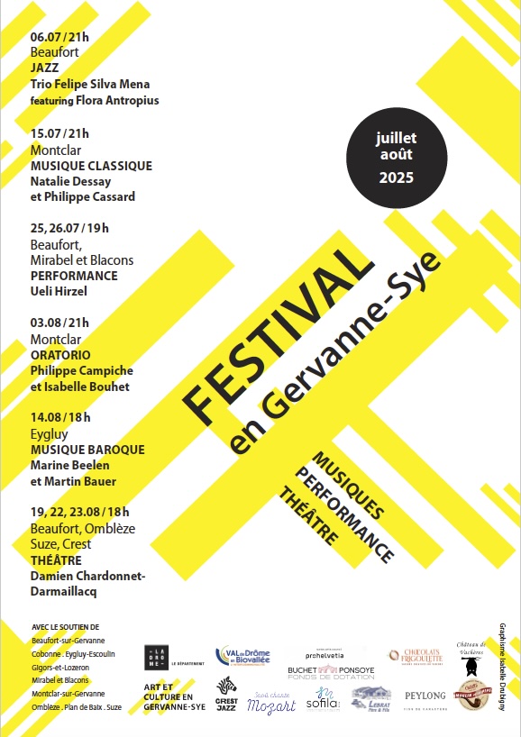 Festival Art et Culture en Gervanne Sye - Juillet/août 2025