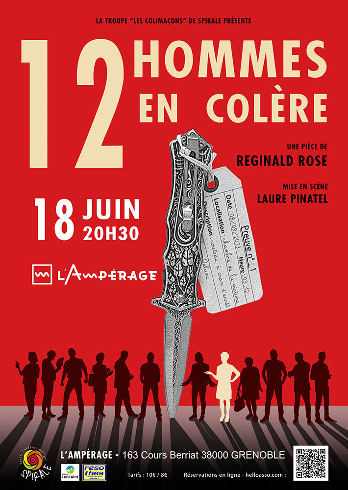Grenoble, l'Ampérage : « 12 Hommes en colère ». 18 juin 2025