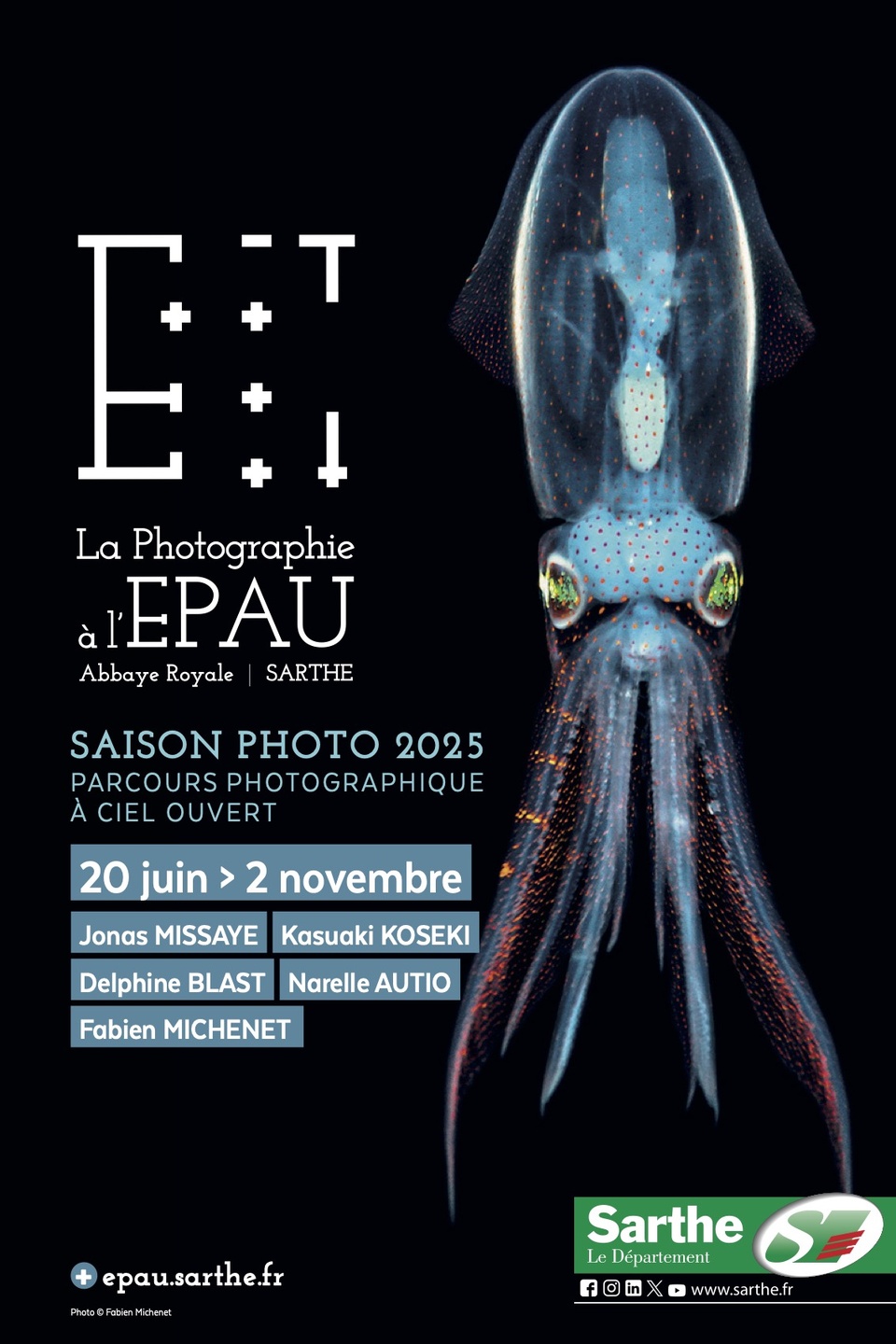 13e édition de la saison photographique de l'Abbaye Royale de l'Epau. 19 juin au 2 novembre 2025