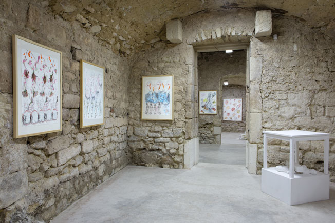 Christian Lhopital, « My Favorite Things », dessin & sculpture, exposition du 21 février au 17 avril 2016, centre d'art contemporain de St Restitut, Drôme