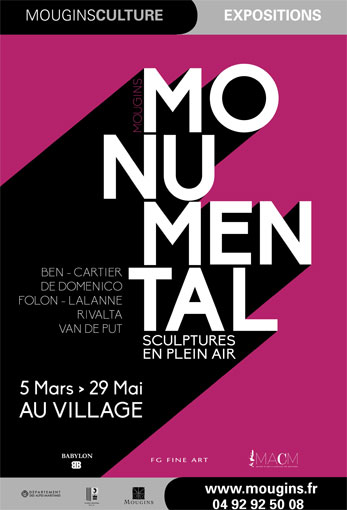 Des hommes et des bêtes, exposition monumentale à Mougins, du 5 mars au 29 mai 2016