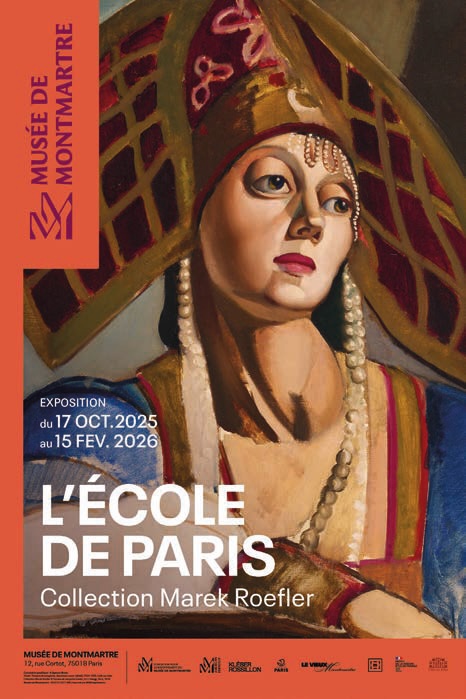 Paris, musée de Montmartre : L"école de Paris. Collection Marek Roefler. Du 17 octobre 2025 au 15 février 2026