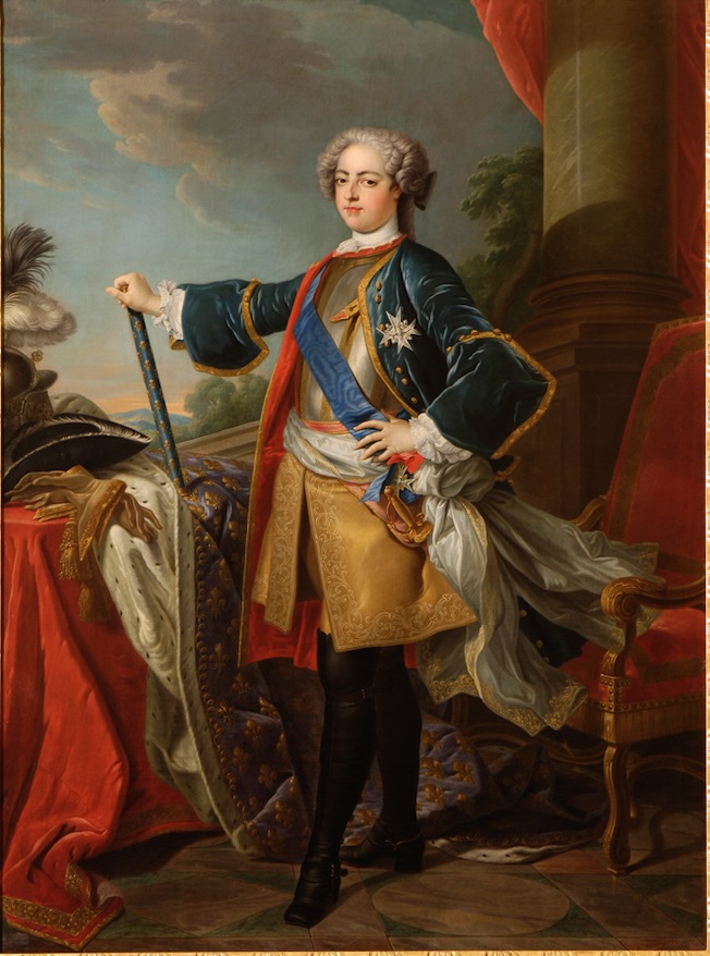 Louis XV, roi de France (1710 - 1774), d'après Jean-Baptiste Van Loo, huile sur toile, vers 1721 © Château de Versailles, Dist. RMN © Jean-Marc Manaï
