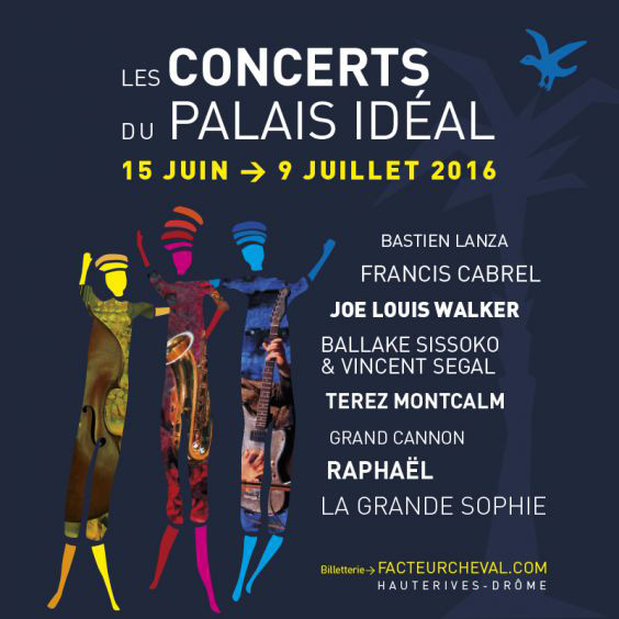 Découvrez l'affiche des concerts d'été au Palais Idéal d'Hauterives, Drôme Découvrez l'affiche des concerts d'été au Palais Idéal d'Hauterives, Drôme