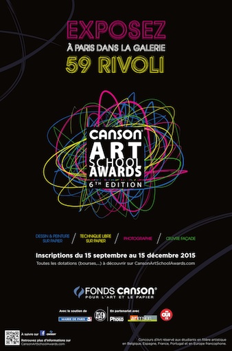 Les lauréats de la 6e édition des Canson® Art School Awards s’exposent au 59Rivoli, en plein coeur de Paris !