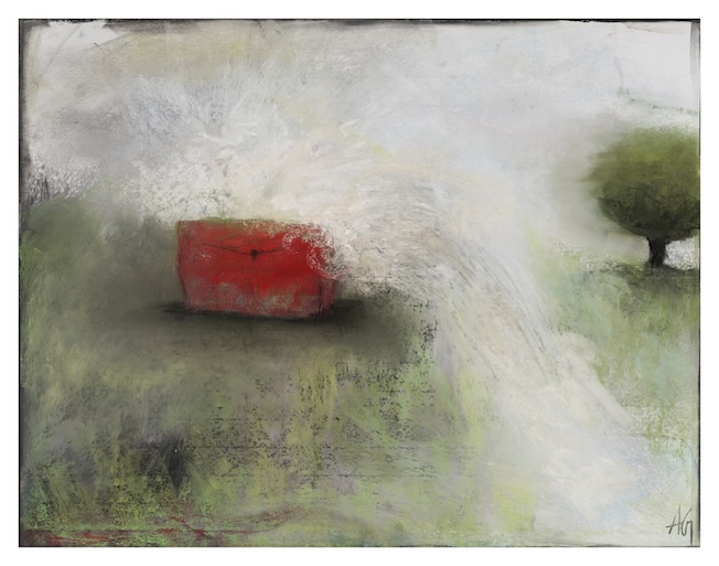 Anouk Grinberg. Mon container. Pastel, 65x50 cm