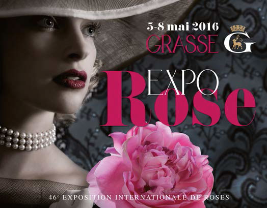 ExpoRose, hommage au mois des roses, à Grasse, du 5 au 8 mai 2016