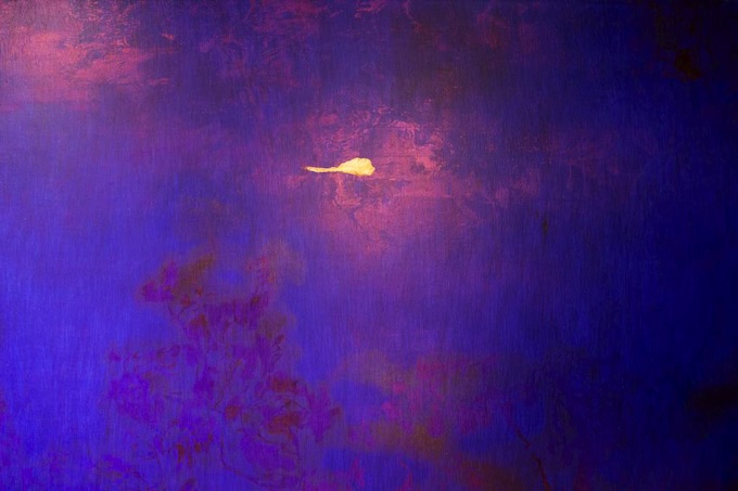 Sans titre (détail), 2025, stylo Bic et sérigraphie sur bois, 94,2 × 72 × 4,2 cm © Siouzie Albiach