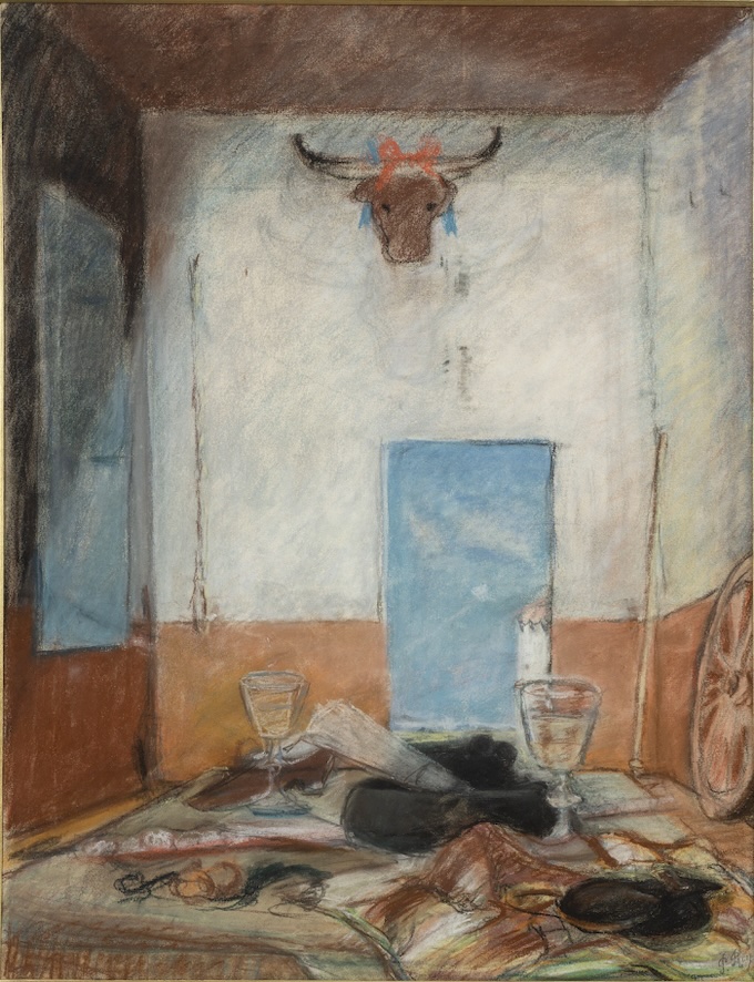 Pierre Roy. Hommage à Goya (1947). Pastel sur papier, 73 x 53 cm