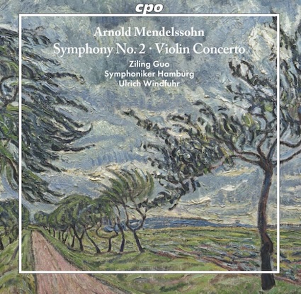 Arnold Mendelssohn : concerto pour violon et orchestre en sol mineur opus 88 et Symphonie en Do Majeur opus 92. Cd CPO