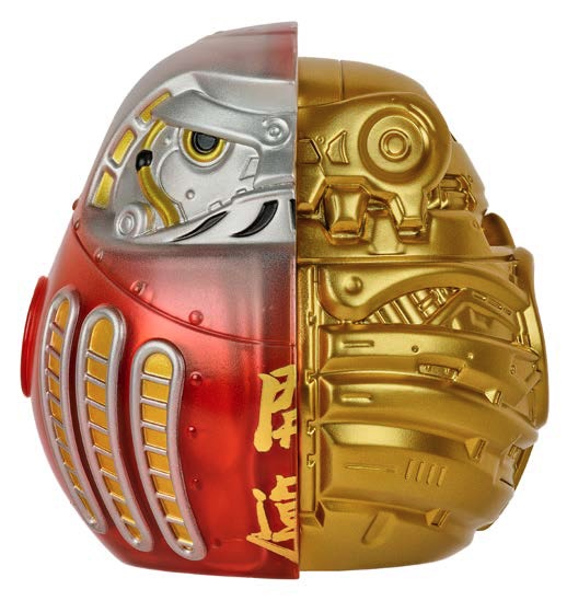 Daruma robotique Conçu par l’entreprise Toyzeroplus en Chine en 2021. Collection particulière. Photo © MEG, Demian Tschumi