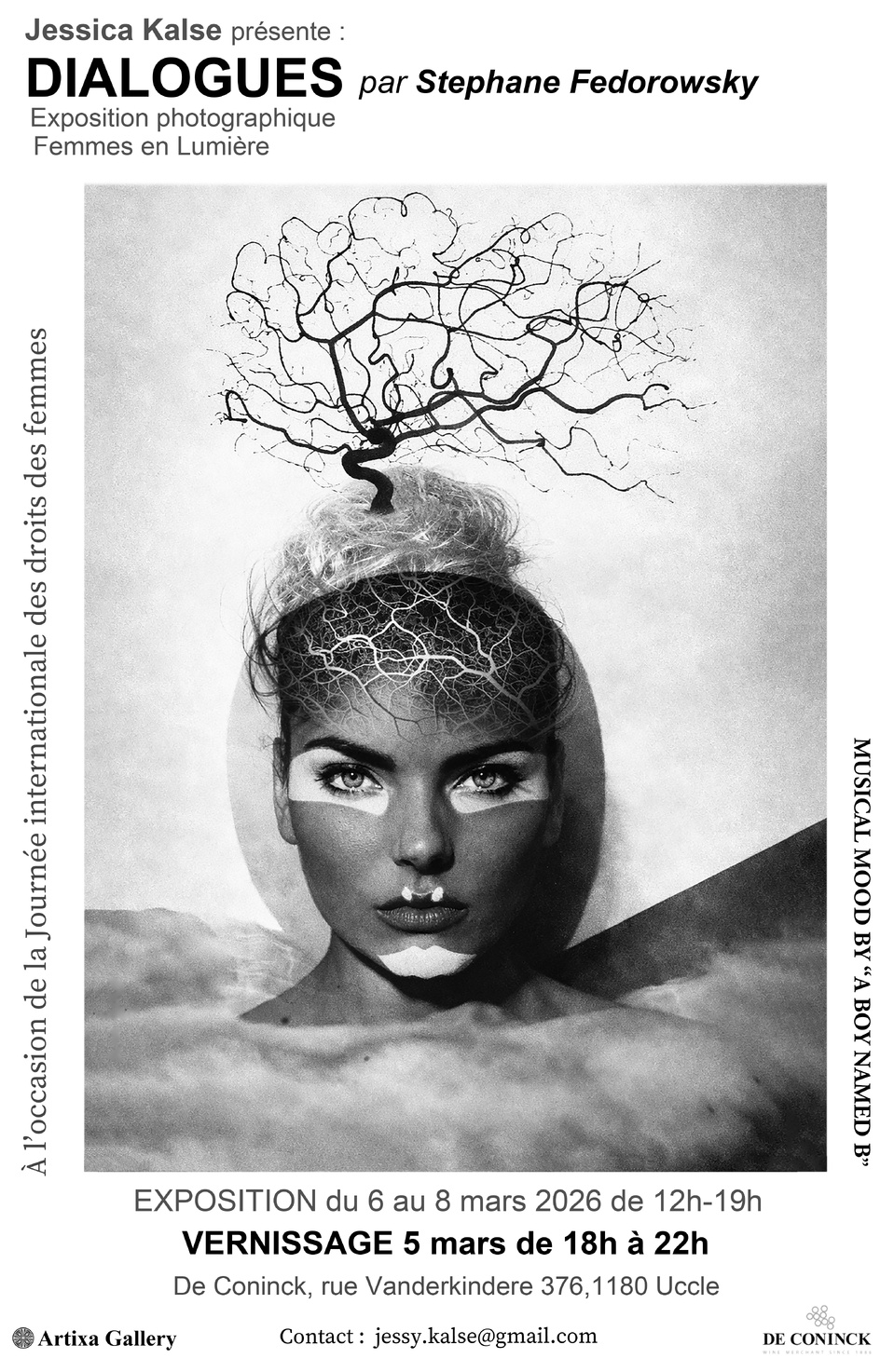 Uccle (B) : « Dialogues », photos de Stéphane Fedorowsky. Expo du 6 au 8 Mars 2026 de 12h à 19h