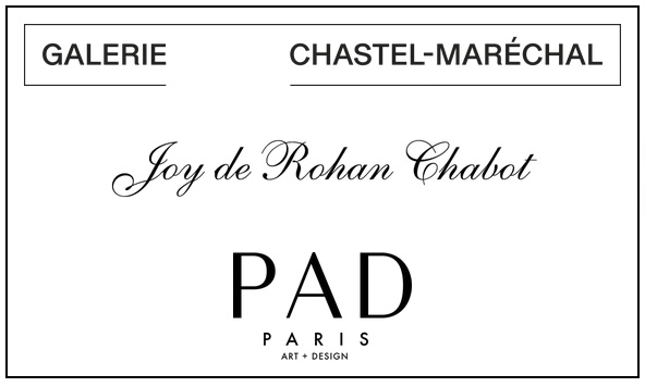Paris, Galerie Chastel-Maréchal : « Joy de Rohan Chabot », expositions Du 8 au 12 avril 2026