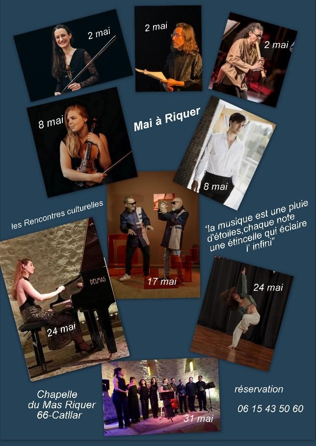 Catllar (66), 29° Rencontres Culturelles au prieuré de Riquer en mai 2026